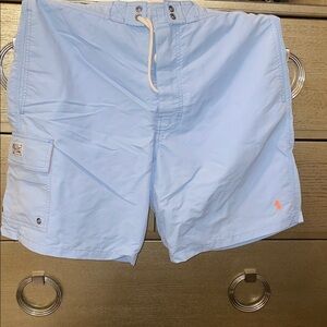 Polo by Ralph Lauren Men's Sky Blue Swim Trunks